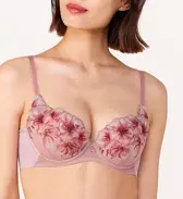 【SALE】天使のブラ(R) 魔法のハリ感586 ブラジャー, ピンク, model image number 0