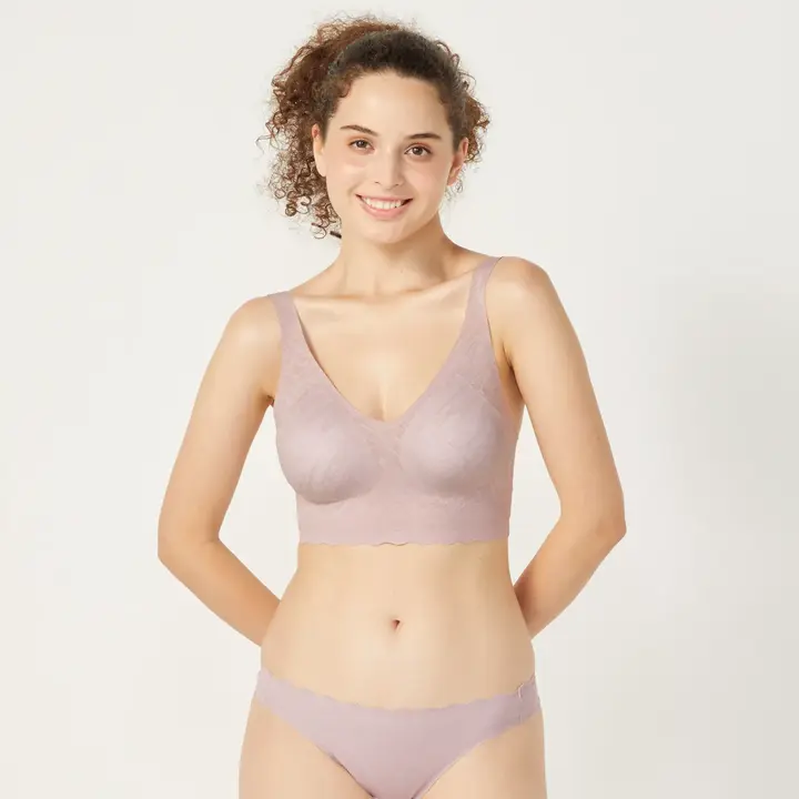 【SALE】スロギー ゼロフィール ブリス ブラレット, ピンク, model image number 1