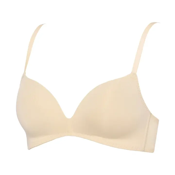 スムース ノンワイヤー ブラジャー, ベージュ, product image number 2