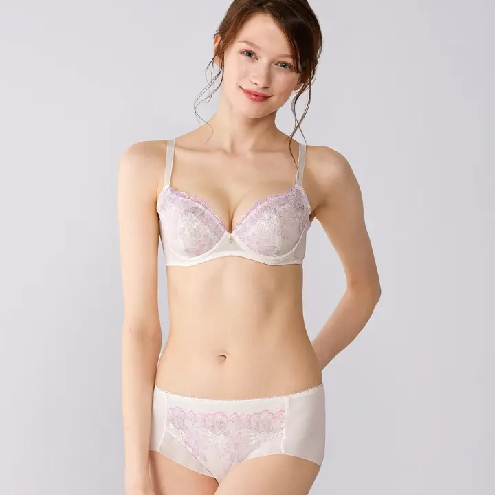 【SALE】ブラCOOL627 ブラジャー, ホワイト, model image number 3