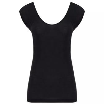 【SALE】シルク入り インナー5260 フレンチ袖トップ, ブルー, product image number 0