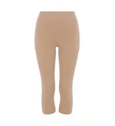 肌側綿100インナー5480 7分丈ボトム, ベージュ, product image number 0