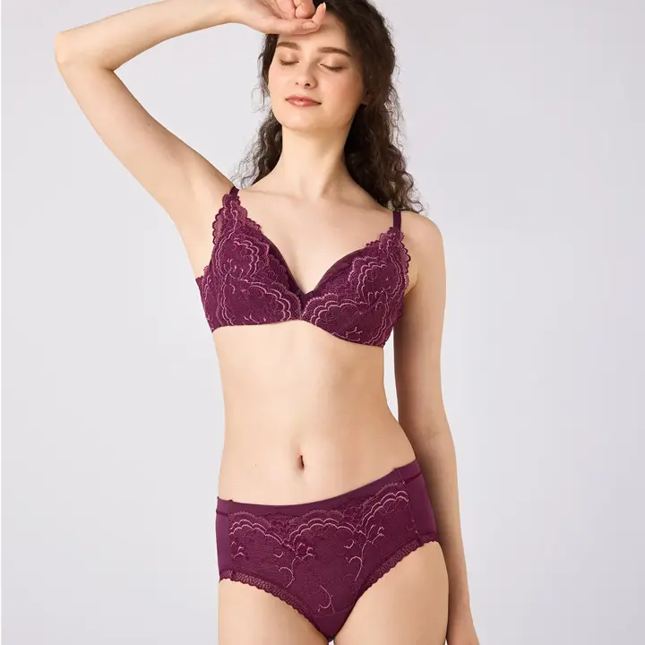 ゴールドレーベル バイ トリンプ4007 はきこみ普通ショーツ, レッド, model image number 1