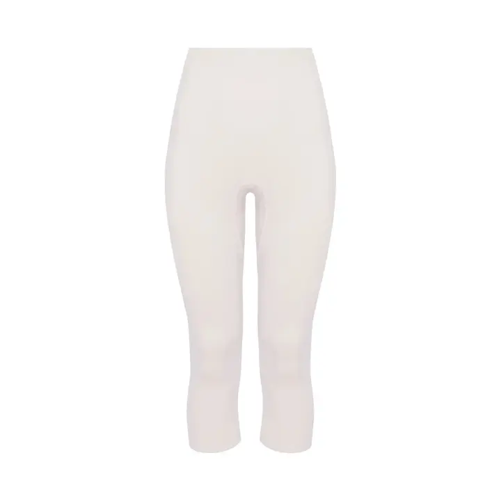 やわらか綿100インナー5310 7分丈ボトム, ホワイト, product image number 0