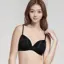 スムース ノンワイヤー ブラジャー, ブラック, model image number 1