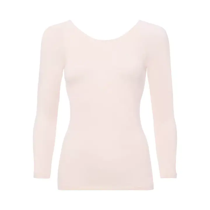 【SALE】遠赤外線ふんわりフィット インナー5150 8分袖トップ, ピンク, product image number 0