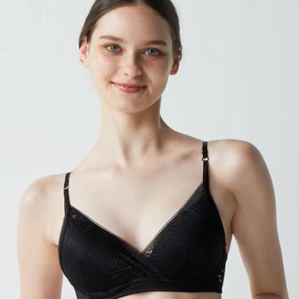 エス バイ スロギー シャイン ノンワイヤーブラ, ブラック, model
