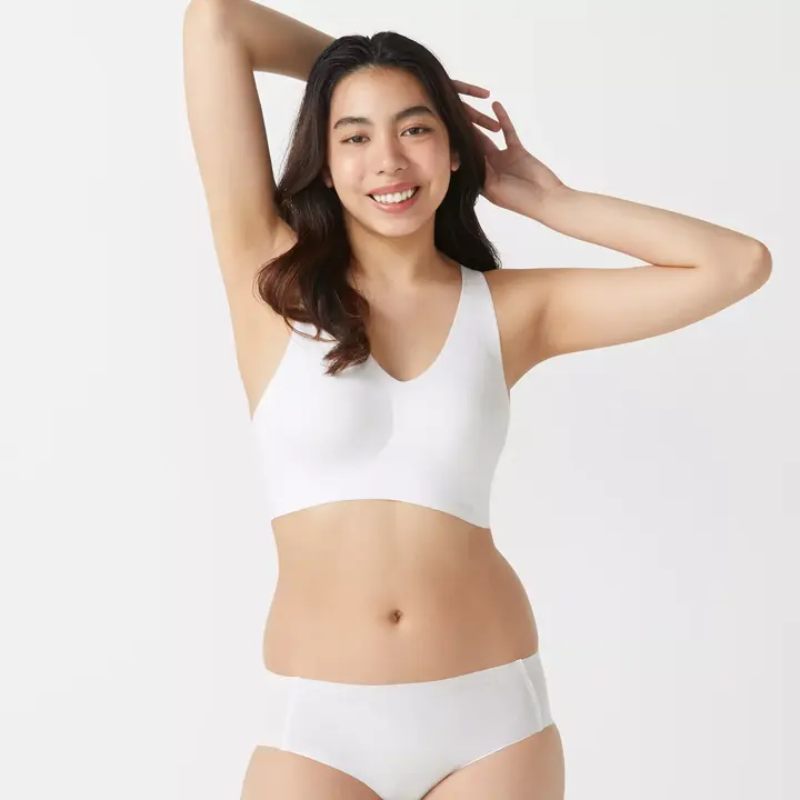 スロギー ゼロフィール(R) 綿混 ハーフトップ Vネック, , model image number 3