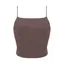 リブ クロップトップ, ブラウン, product image number 0