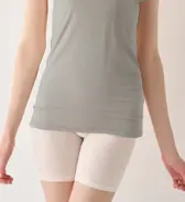 デイリートリンプ5410 3分丈ボトム, グレー, model image number 0
