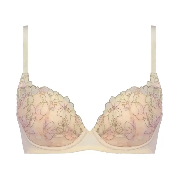 【SALE】天使のブラ(R) 魔法のハリ感596 ブラジャー, イエロー, product image number 0