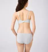 優々ブラ640 ノンワイヤーブラジャー【一部カラーSALE】, ブルー, model image number 3