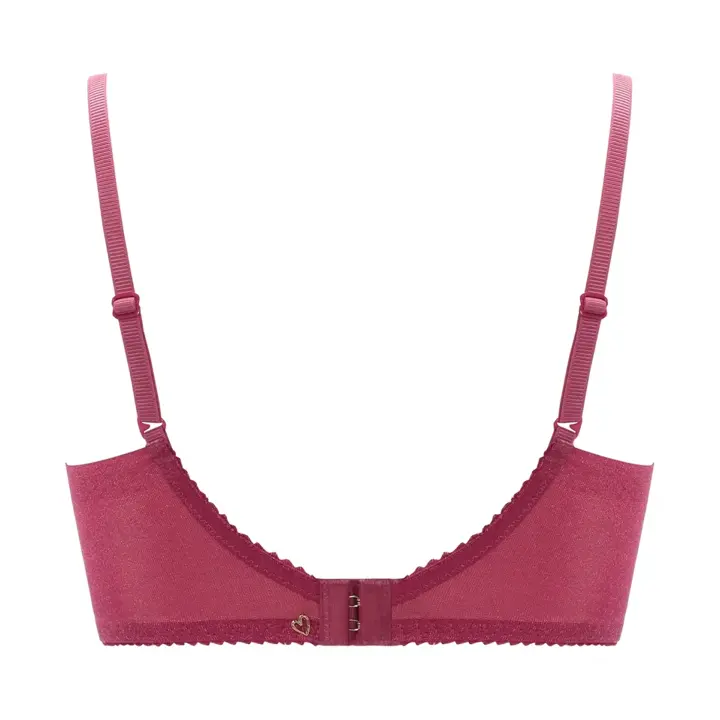 チャーミングラマー スリムライン DeepV ブラジャー ウィンターリリー, レッド, product image number 1