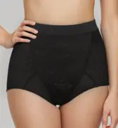 恋するヒップ609 ショートガードル, ブラック, model image number 0