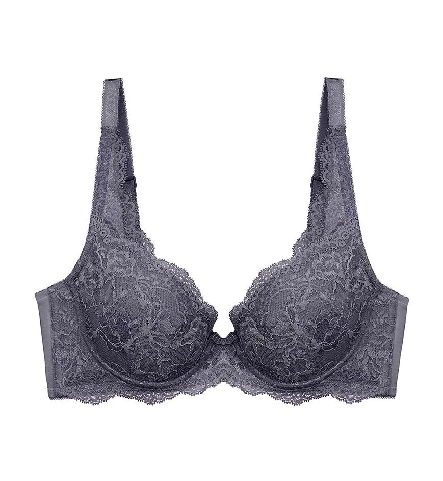 Triumph Natural Elegance Wired Half Cup Padded Bra - Pebble grey - Wired