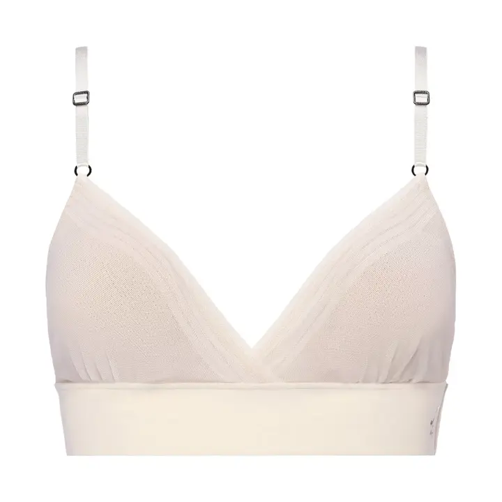 エス バイ スロギー シアー ブラレット, ホワイト, product image number 0