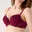 美胸フィットブラ アザレア ブラジャー, レッド, model image number 0