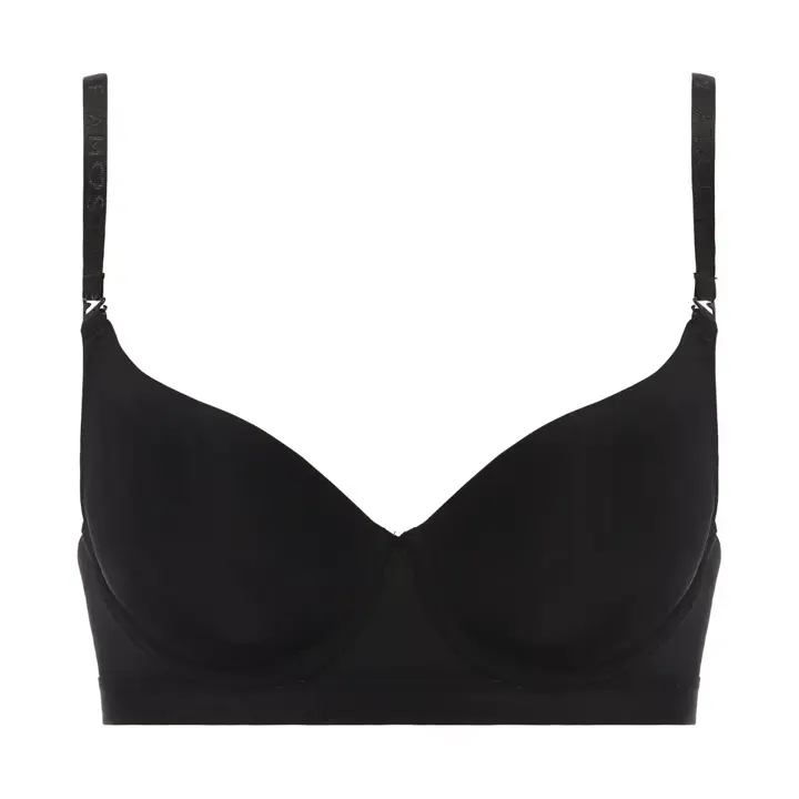 【SALE】シームレスカップブラ シグネチャースムース, ブラック, product image number 0