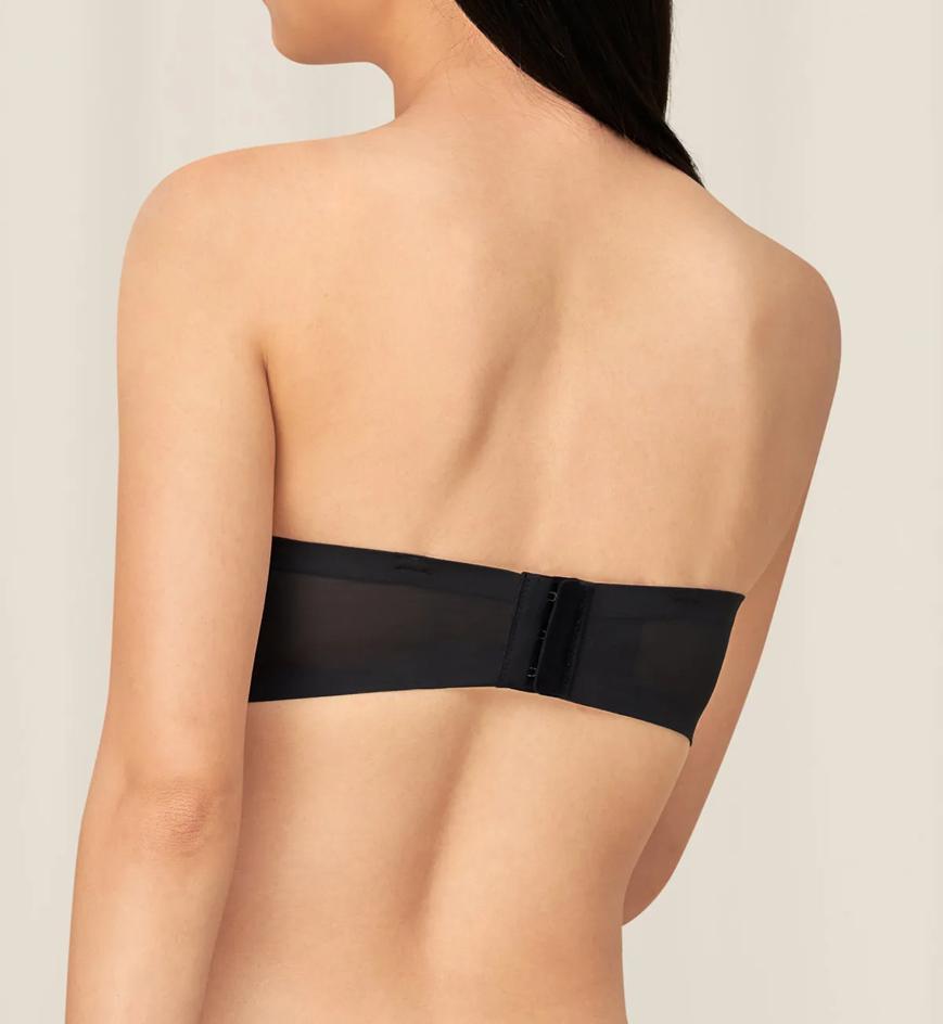 Triumph Invisible Inside-Out Non-Wired Detachable Push Up Bra - Black - Strapless\/Convertible Bra