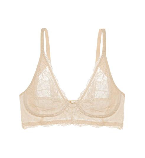 Triumph AMOURETTE CHARM LACE WIREFREE BRA - Cream - Wirefree