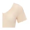 綿100メッシュインナー5300 3分袖トップ【一部カラーSALE】, ベージュ, swatch