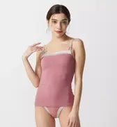 エス バイ スロギー サンデーズ キャミソール【一部カラーSALE】, ピンク, model image number 0