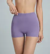 スロギー “ほっ”とアイテム(ミニウォーマー) ニットパンツ, パープル, model image number 0