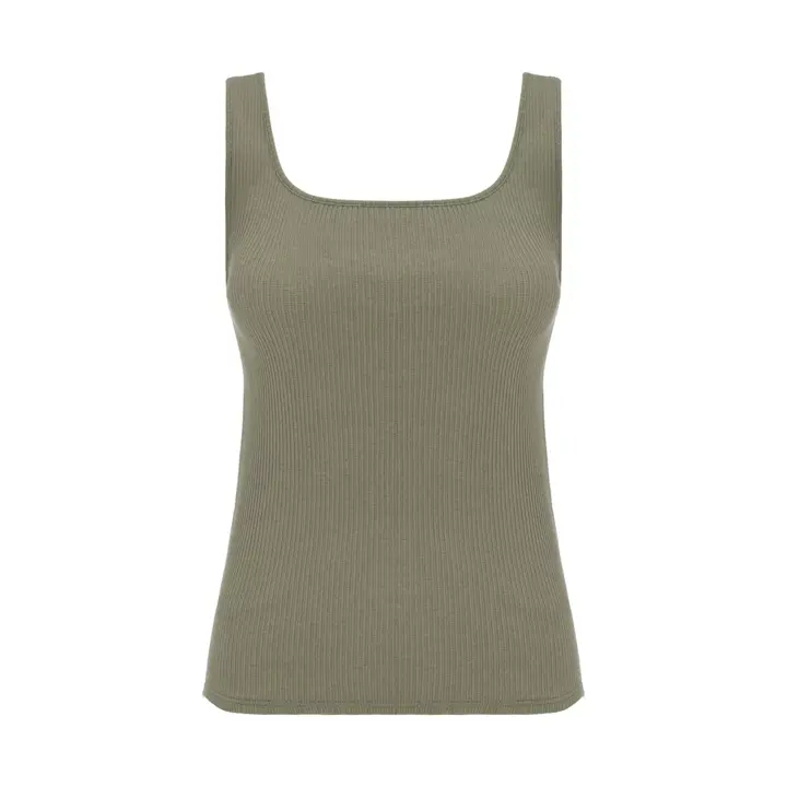 【SALE】袖なしトップ 温調インナー, グリーン, product image number 0