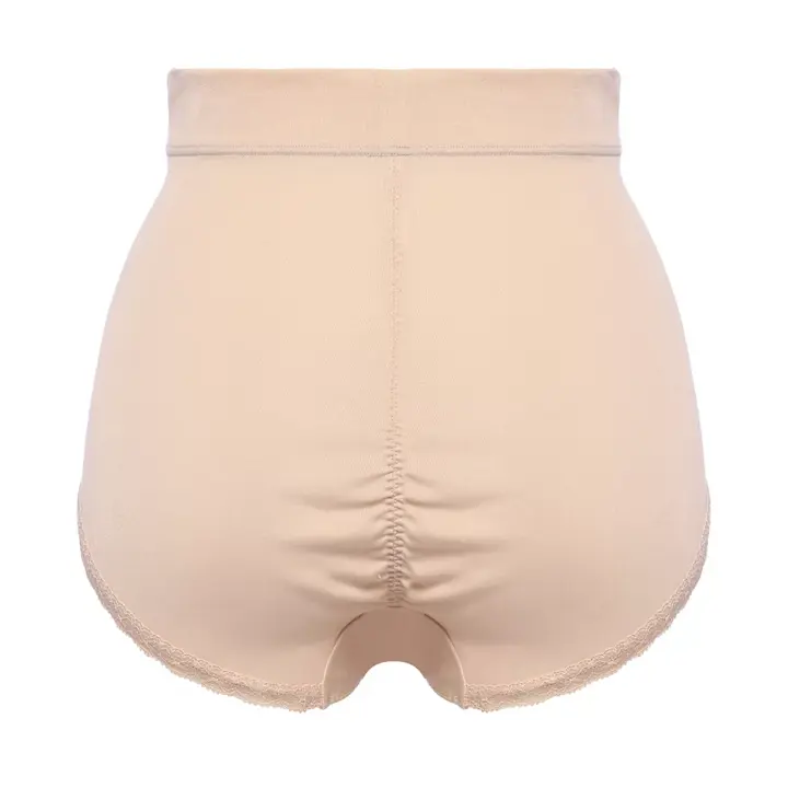 楽ソフト6040 はきこみ深めショーツ, ベージュ, product image number 1