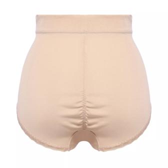 楽ソフト6040 はきこみ深めショーツ, ベージュ, product image number 1