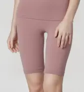 肌側綿100インナー5480 5分丈ボトム, ピンク, model image number 0