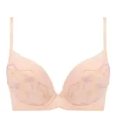 【SALE】エントリーコレクション 3/4カップブラ ブラ＆ショーツセット フローティングフラワー, オレンジ, product image number 0
