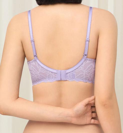 Triumph Aqua Organic Non-Wired Push Up Bra - Vervain - Non-wired Bra