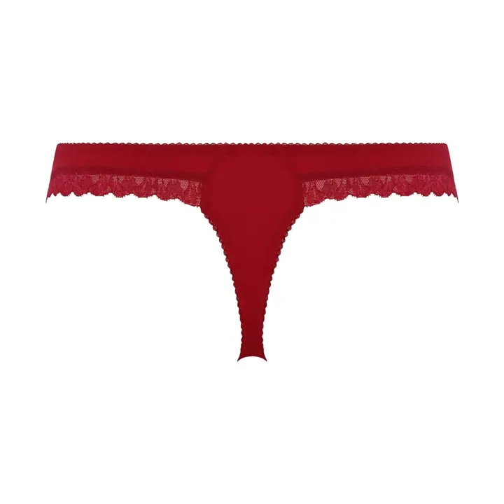 天使のブラ スリムライン644 ストリング, レッド, product image number 1