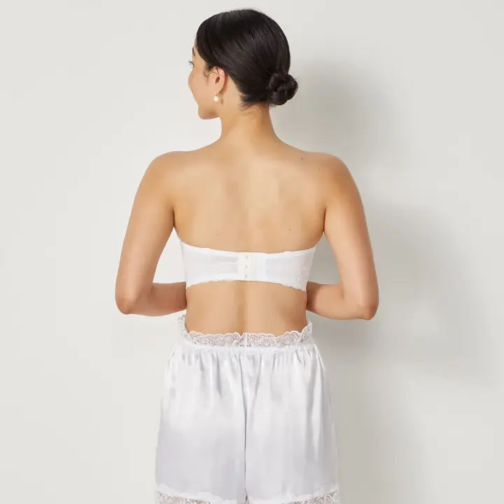 ブライダルインナー フレアパンティ(ウエディング フレンチパンティ フレアパンツ), ホワイト, model image number 3