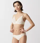 エス バイ スロギー シアー ノンワイヤーブラ, ホワイト, model image number 1