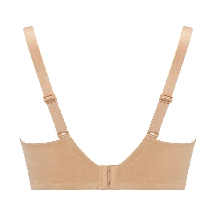 小さくしたいブラ 無理なく着やせ645 ブラジャー(パッドなし), ベージュ, product image number 1