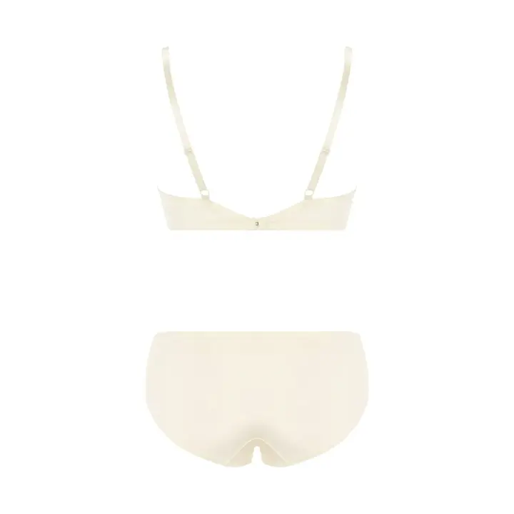 Daily AMOSTYLE デコルテビューティーブラ ブラ＆ショーツセット マイジュエリー, ホワイト, product image number 2