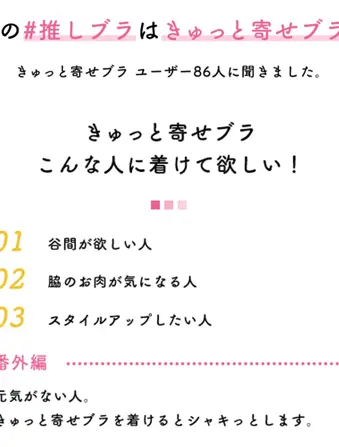 きゅっと寄せブラ ブラ＆ショーツセット デイジーレース