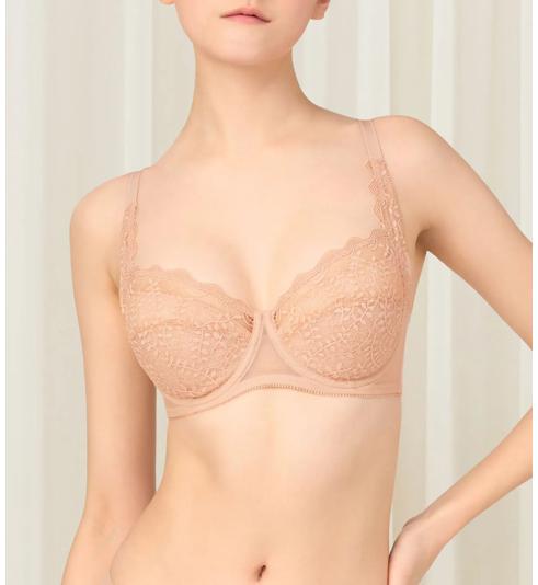Triumph Modern Fashion 921 Wired Padded Deep V Bra - Soft praline - Wired