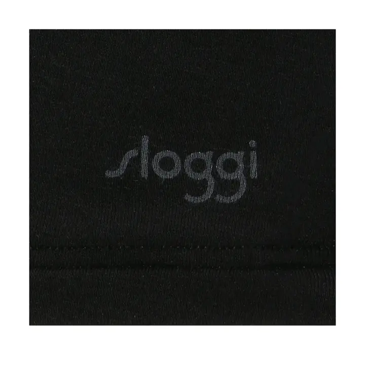 スロギー フリー オールラウンド カップ付き３分袖トップ, ブラック, product image number 1