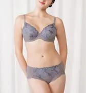 【SALE】トリンプストーリー598 ブラジャー(パッドなし), グレー, model image number 1