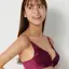 【SALE】夢みるブラ ノンワイヤー ブラジャー フローラルスペルズ, ピンク, model image number 0