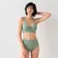 スロギー フリー オールラウンド ハーフトップブラ【一部カラーSALE】, グリーン, model image number 1