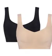 スロギー ゼロ フィール ベーシック 2 ハーフトップ 2枚セット, ミックス, product image number 0