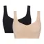 スロギー ゼロ フィール ベーシック 2 ハーフトップ 2枚セット, ミックス, product image number 0