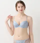 フロラーレ リュクス5032 ブラジャー(パッドなし), ブルー, model image number 0