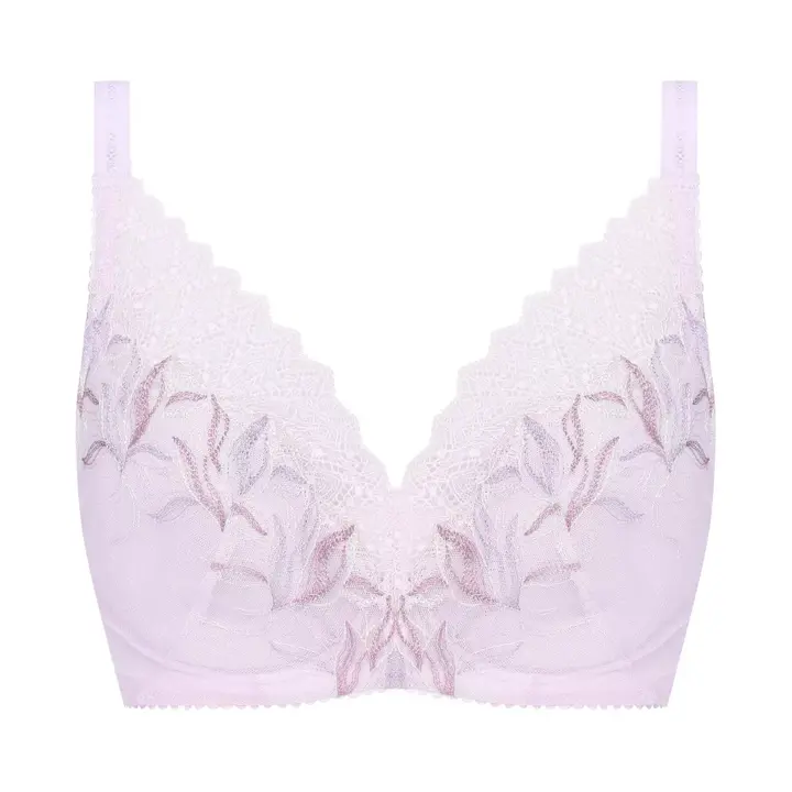 【SALE】小さく包み込むブラ ブラジャー(パッドなし) シャインオブクリスタル, パープル, product image number 0