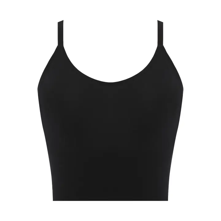 スロギー フリー オールラウンド クロップ トップ, ブラック, product image number 0