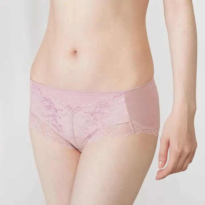 レッドレーベル バイ トリンプ0115 はきこみ深めショーツ【一部カラーSALE】, ピンク, model image number 0